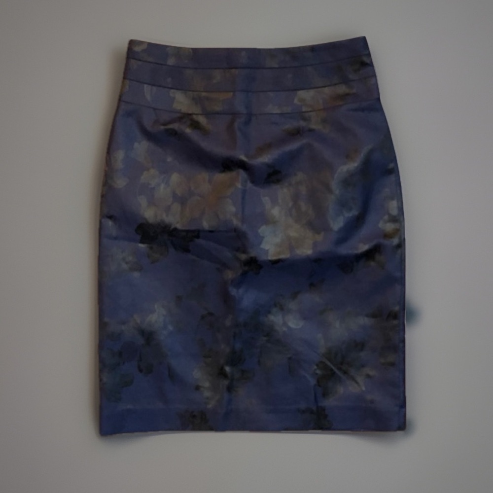 Designer H&M Navy High Waisted Dressy Pencil Skirt sz US 6